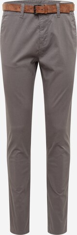 TOM TAILOR DENIM - Pantalón chino en gris: frente