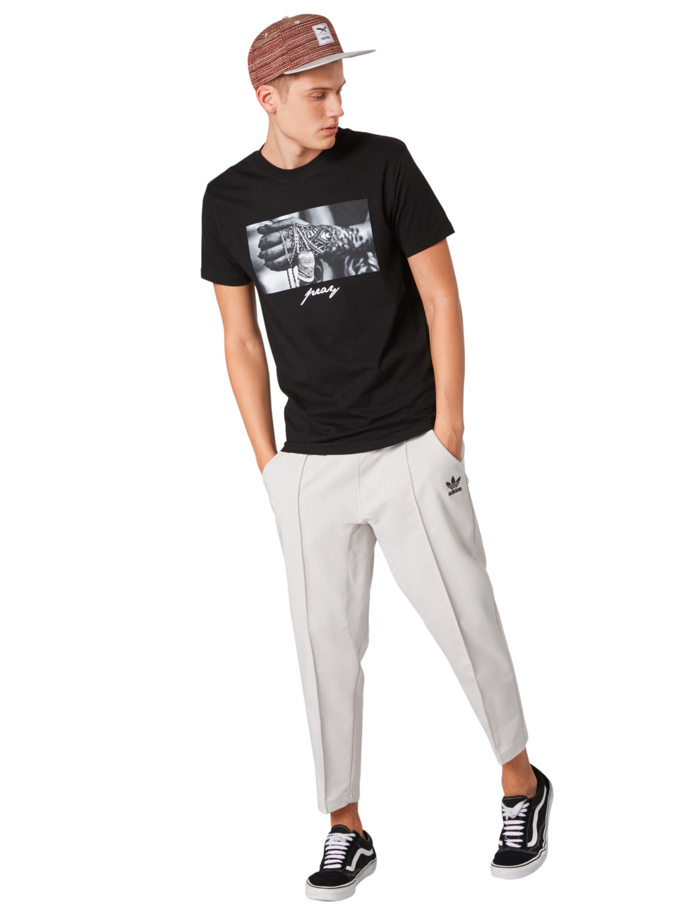 MT Men Shirt 'Pray' in Black