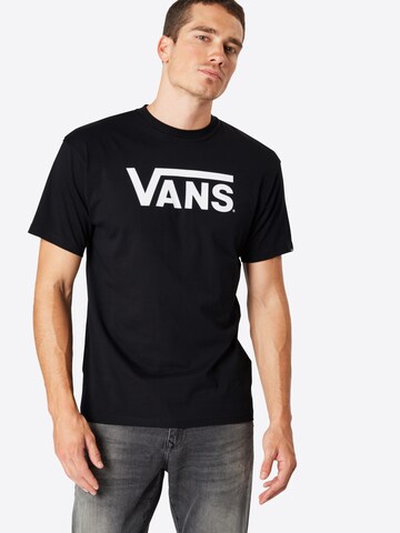 VANS Majica | črna barva: sprednja stran