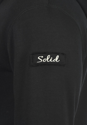 !Solid - Sweatshirt 'TripStrip' em preto