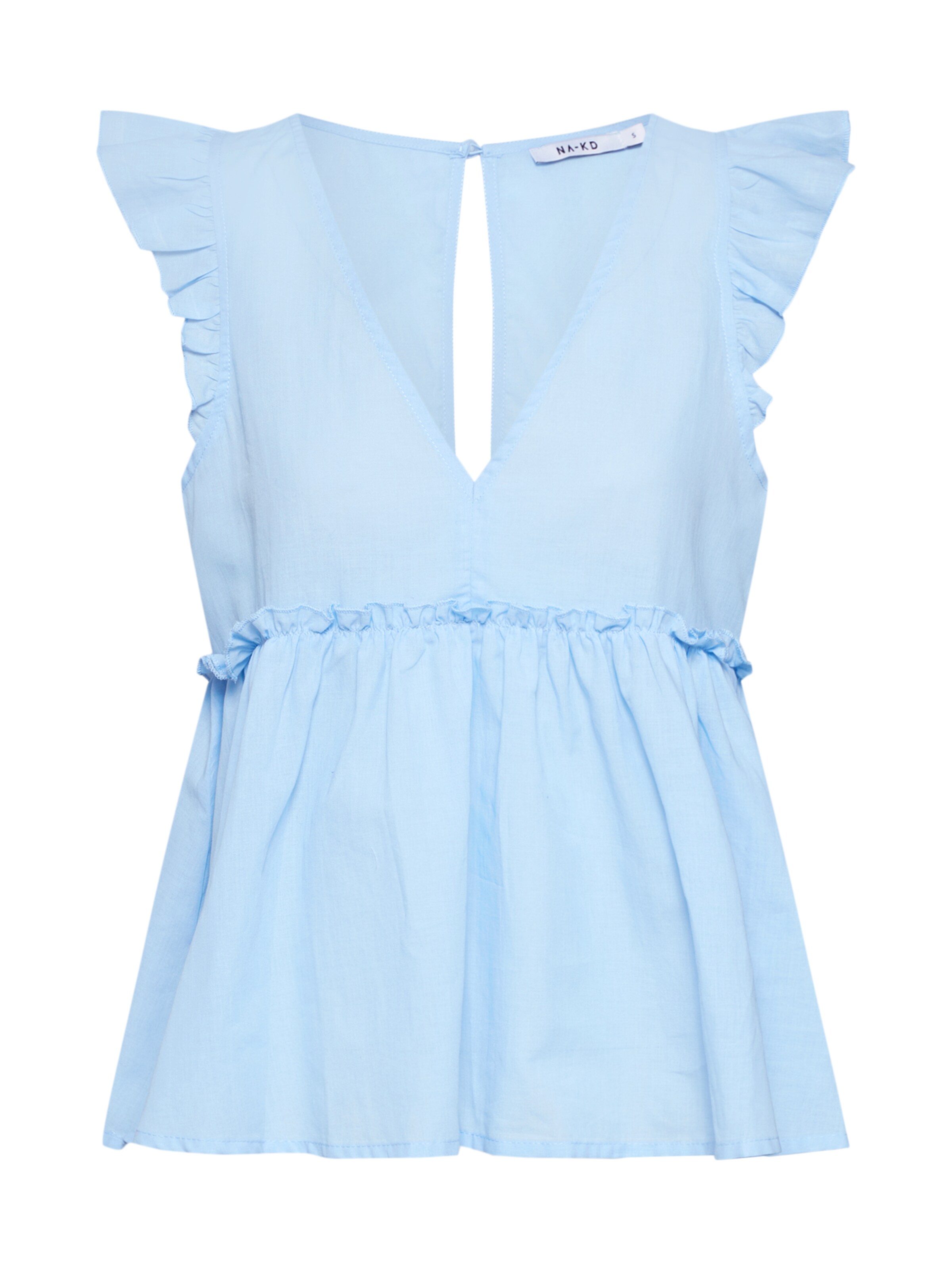 NA-KD - Top in de kleur Blauw