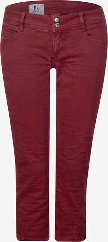 STREET ONE Slimfit Jeans 'Crissi' in Rot: predná strana