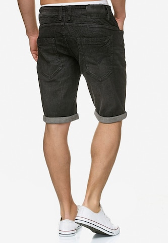 INDICODE JEANS Regular Shorts ' Caden ' in Schwarz