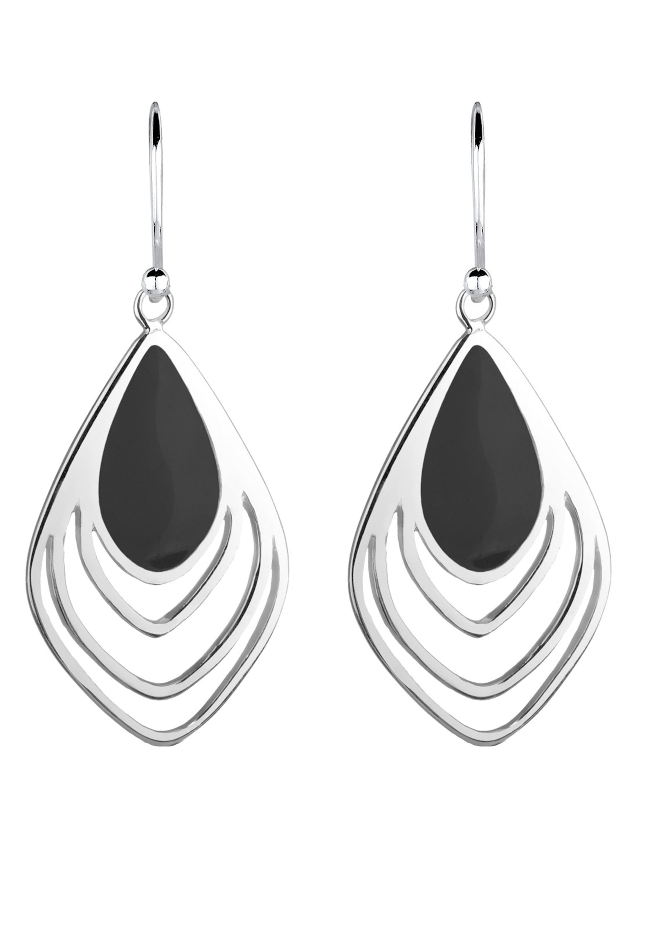 ELLI Ohrringe in Silber: Vorderseite