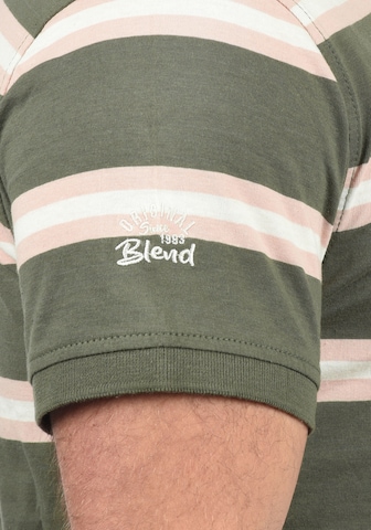 BLEND Poloshirt 'Pique' in Grün