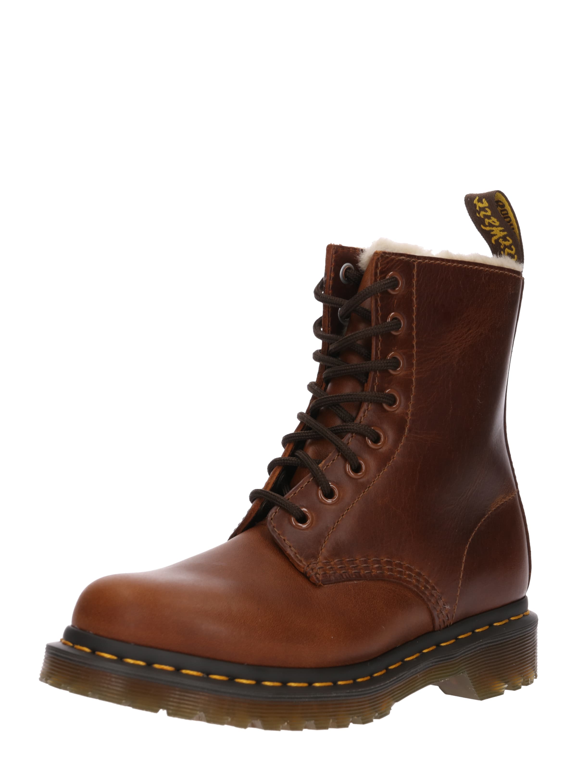 Bottines à lacets '1460 Serena' Dr. Martens en marron : devant