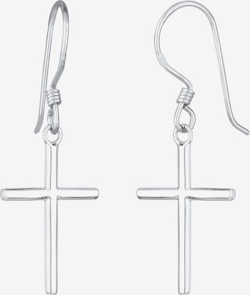 Boucles d'oreilles 'Kreuz' ELLI en argent : devant