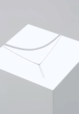 ELLI PREMIUM Ketting 'Geo' in Zilver