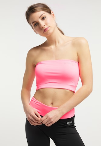 MYMO Top in Pink: front