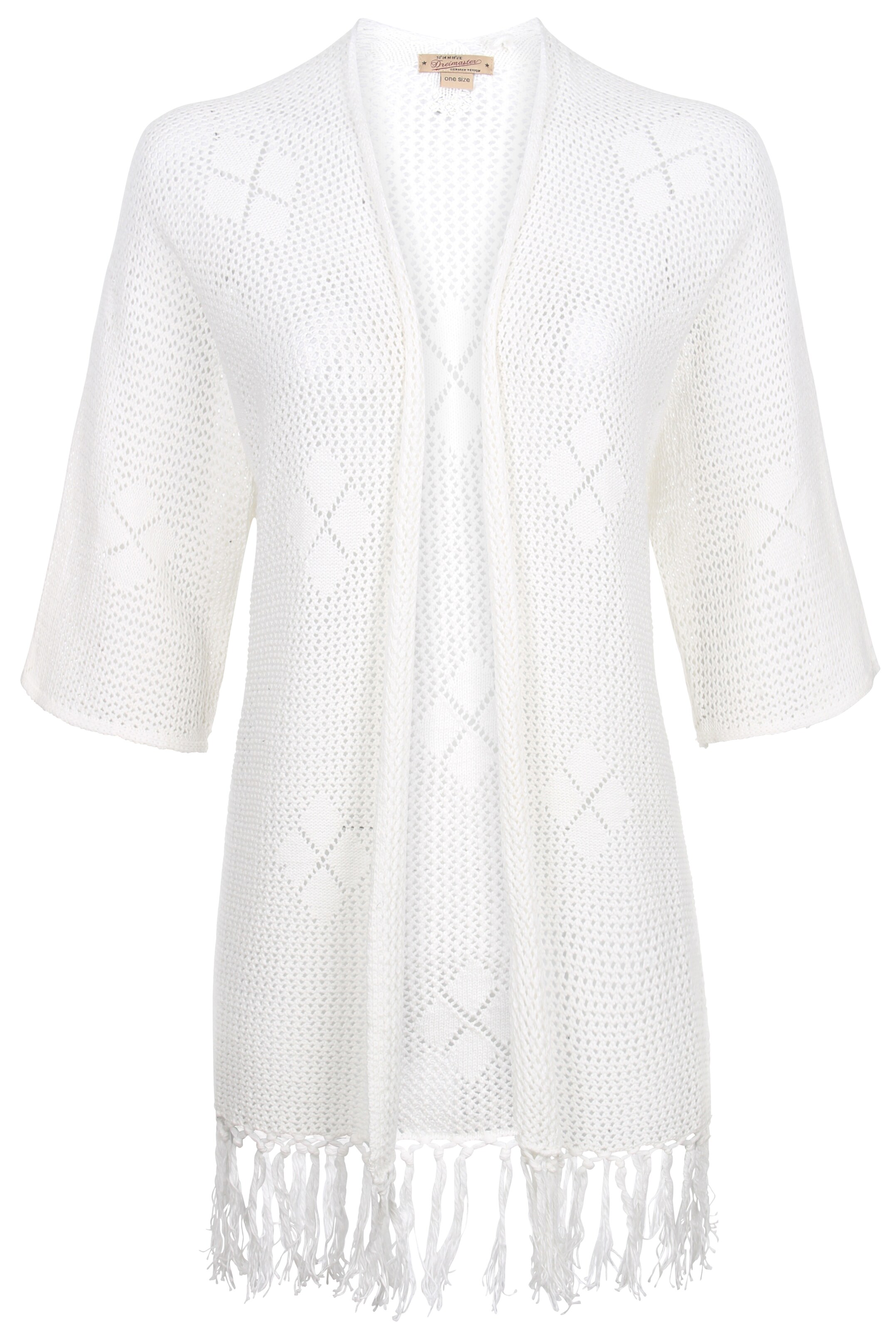 DREIMASTER - Cape in de kleur Wolwit