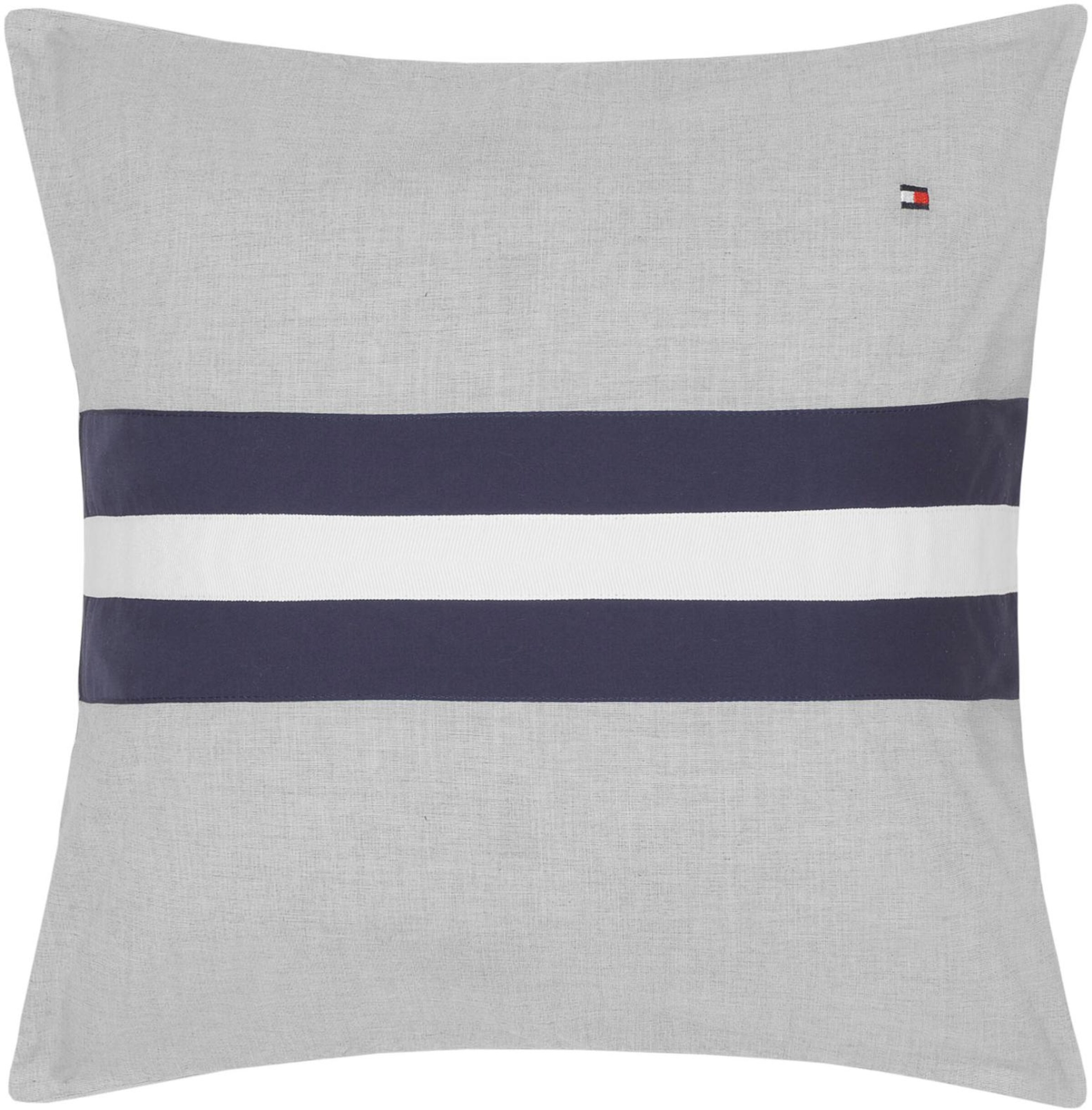 TOMMY HILFIGER - Dekokissen 'Color Block' in navy