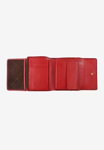 Braun Büffel Wallet 'Verona' in Red