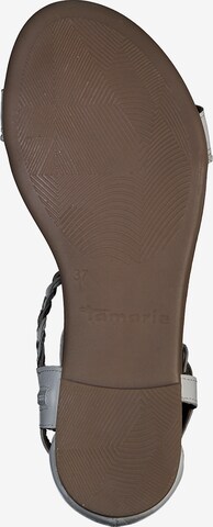 TAMARIS Páskové sandály – bílá: spodní strana
