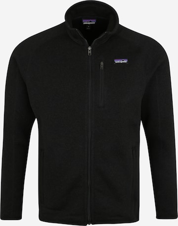 PATAGONIA Funktionele fleece-jas 'Better' in Zwart: voorkant