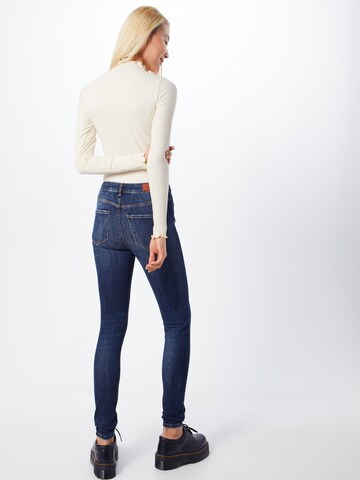 VERO MODA Skinny Jeans 'SEVEN MR' in Blauw: terug