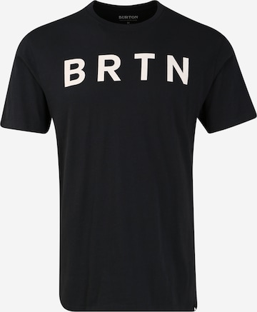 BURTON Regularny krój Koszulka funkcyjna 'Men's BRTN Organic Short Sleeve T Shirt' w kolorze czarny: przód