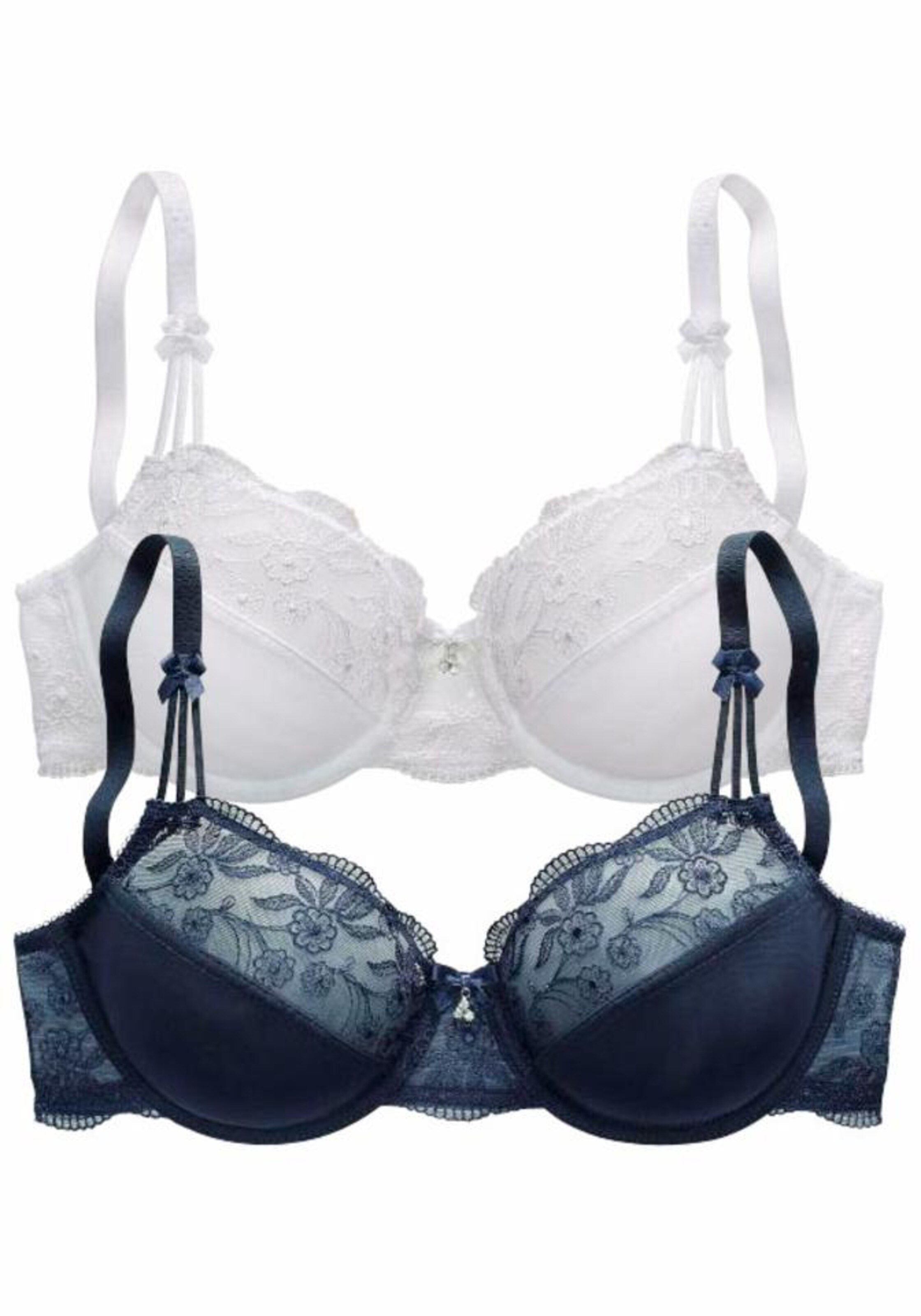 NUANCE Rinnahoidja, värv sinine: eest vaates