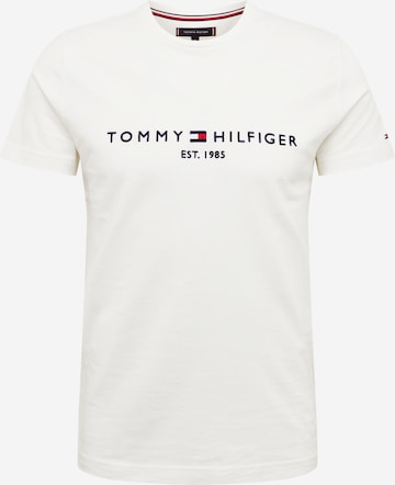 Coupe regular T-Shirt TOMMY HILFIGER en blanc : devant