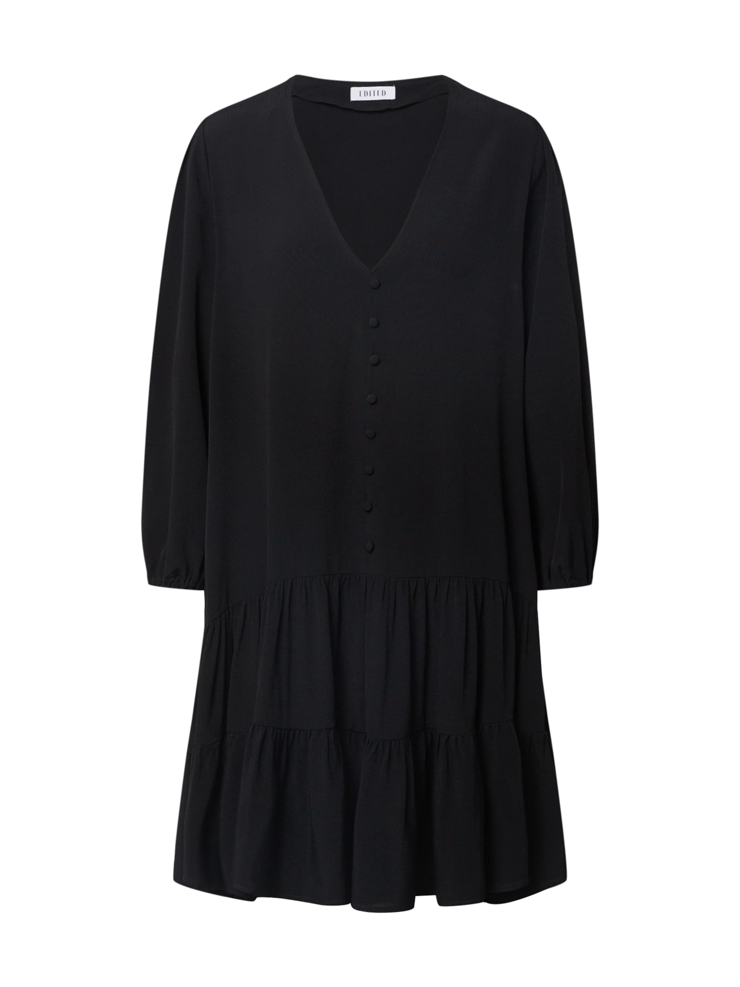 EDITED Skjortklänning 'Eileen' i svart: framsida