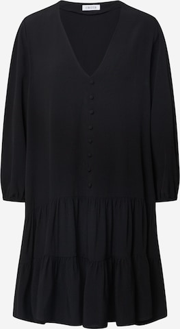 EDITED Košilové šaty 'Eileen' – černá: přední strana
