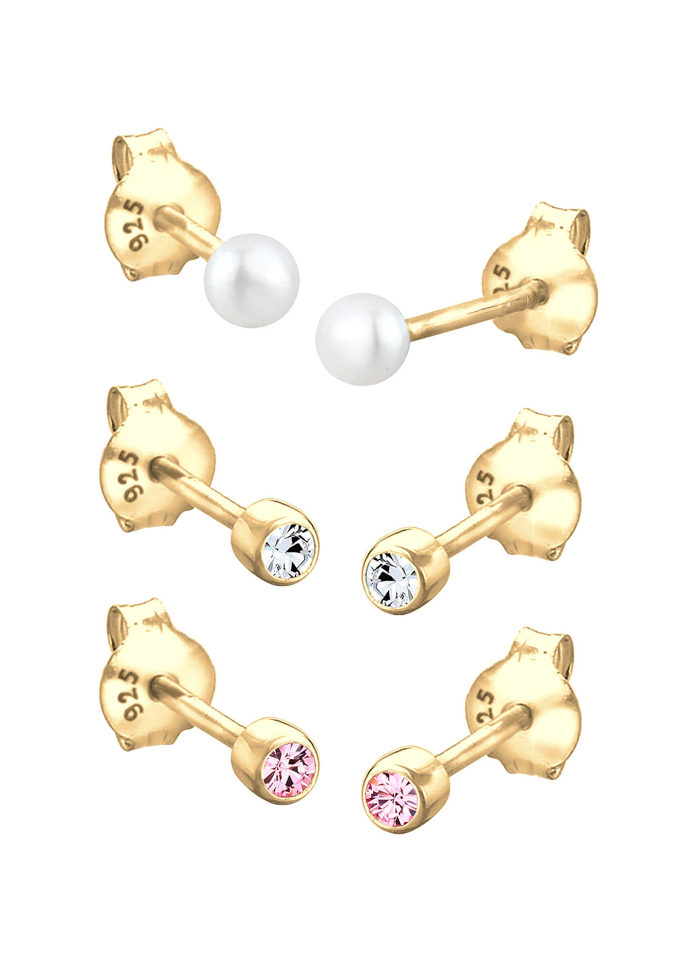 ELLI Earrings 'Kugel' in Gold: front