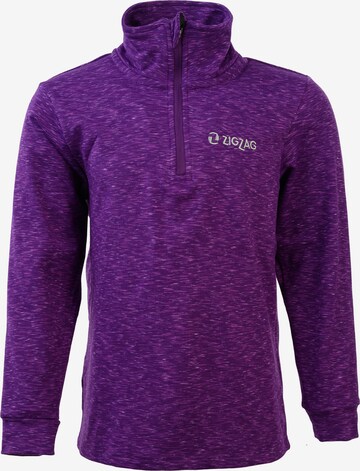 ZigZag Sweater in Purple: front