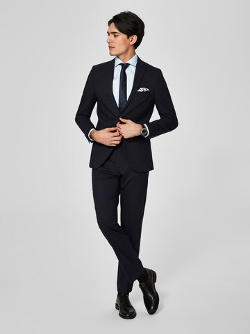 Slim fit Sacou 'New One' de la SELECTED HOMME pe albastru