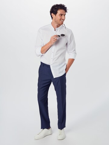 Coupe slim Pantalon à plis 'Blayr' JOOP! en bleu