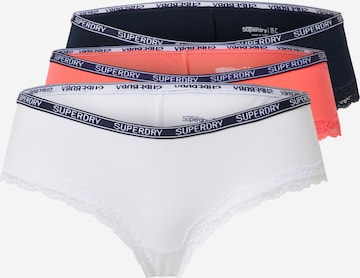 raudona Superdry Standartinis Moteriškos kelnaitės 'Lola Lace Brief': priekis