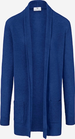 Peter Hahn Knit Cardigan in Blue: front