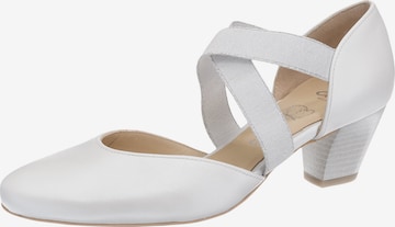 ARA Slingback Pumps 'Toulouse' in White: front