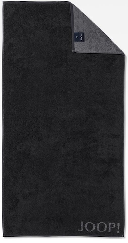 JOOP! Shower towel 'Doubleface' in Grey