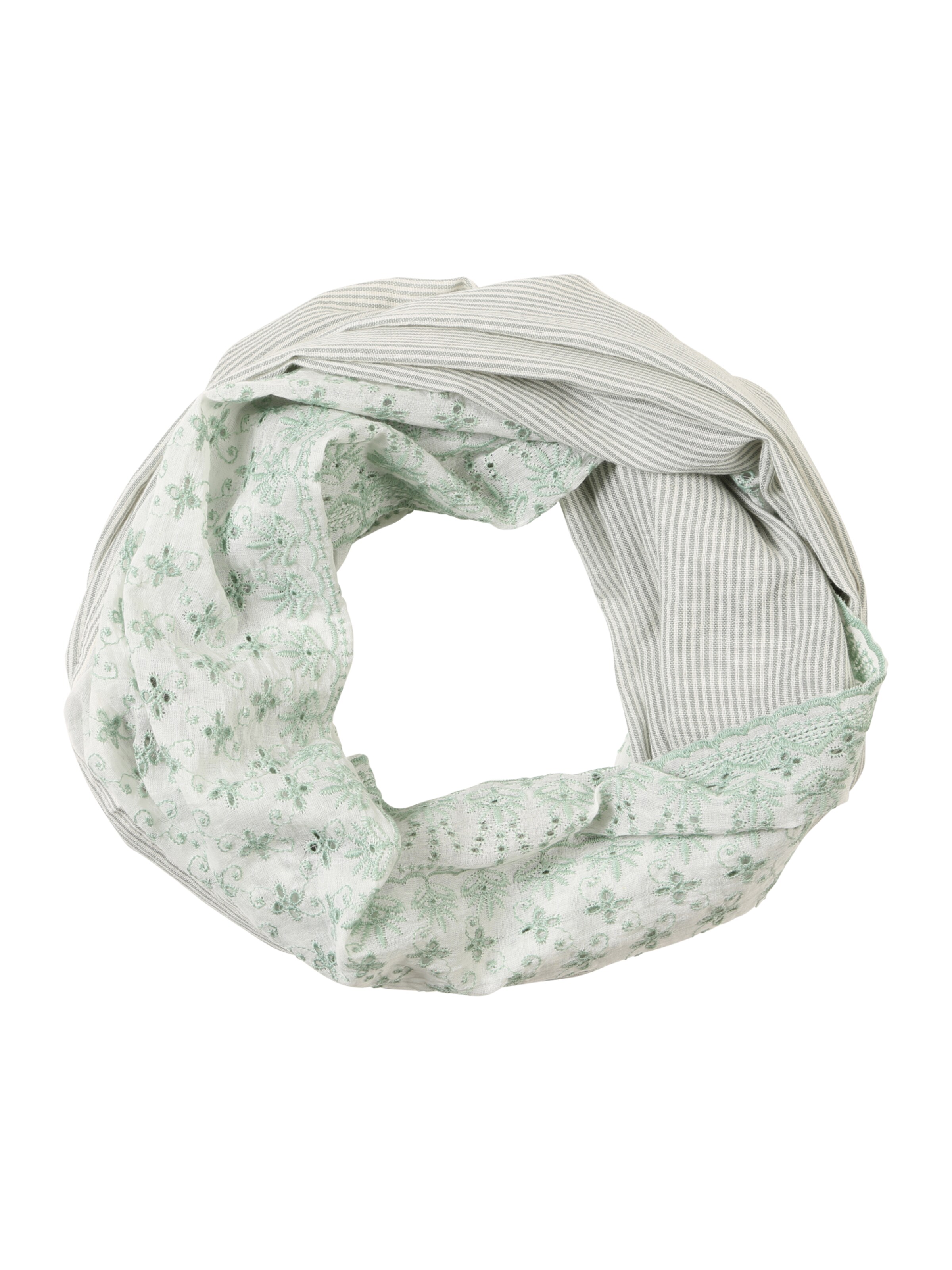 ESPRIT - Doek 'BCI_StrpLaceInf' in de kleur Mintgroen