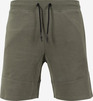 Urban Classics Regular Pants 'Interlock' in Green: front