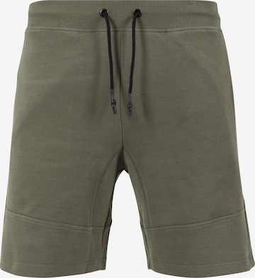 Urban Classics Pants 'Interlock' in Green: front