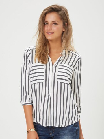 VERO MODA Bluse 'Erika' in Weiß: predná strana