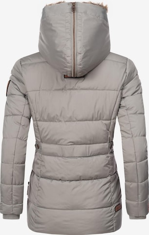 MARIKOO Winter Jacket 'Nekoo' in Grey