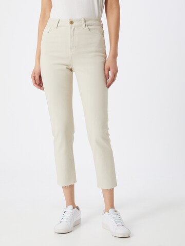 ONLY Slim fit Jeans in Beige: front