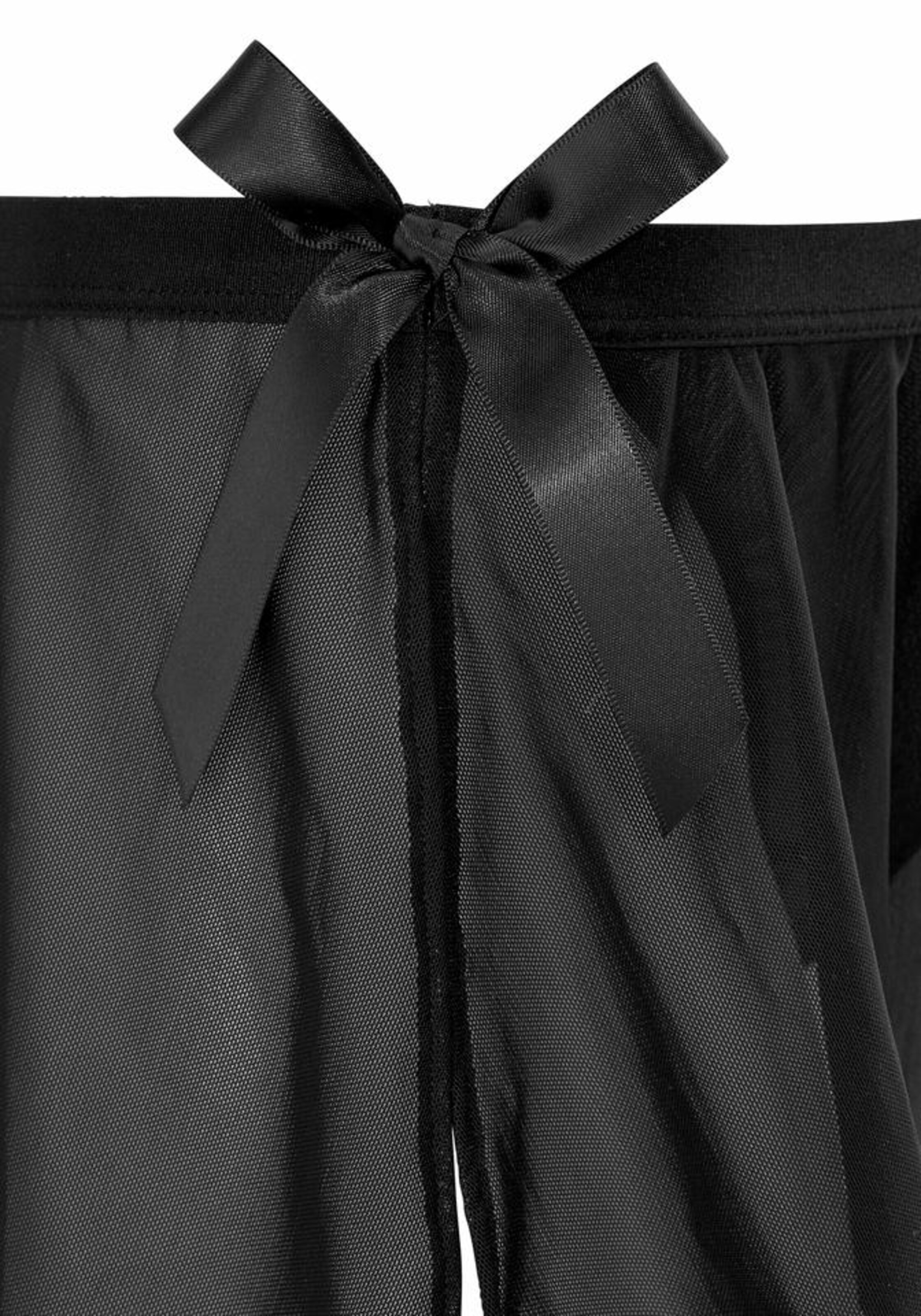 PETITE FLEUR GOLD String Rock ouvert in Schwarz