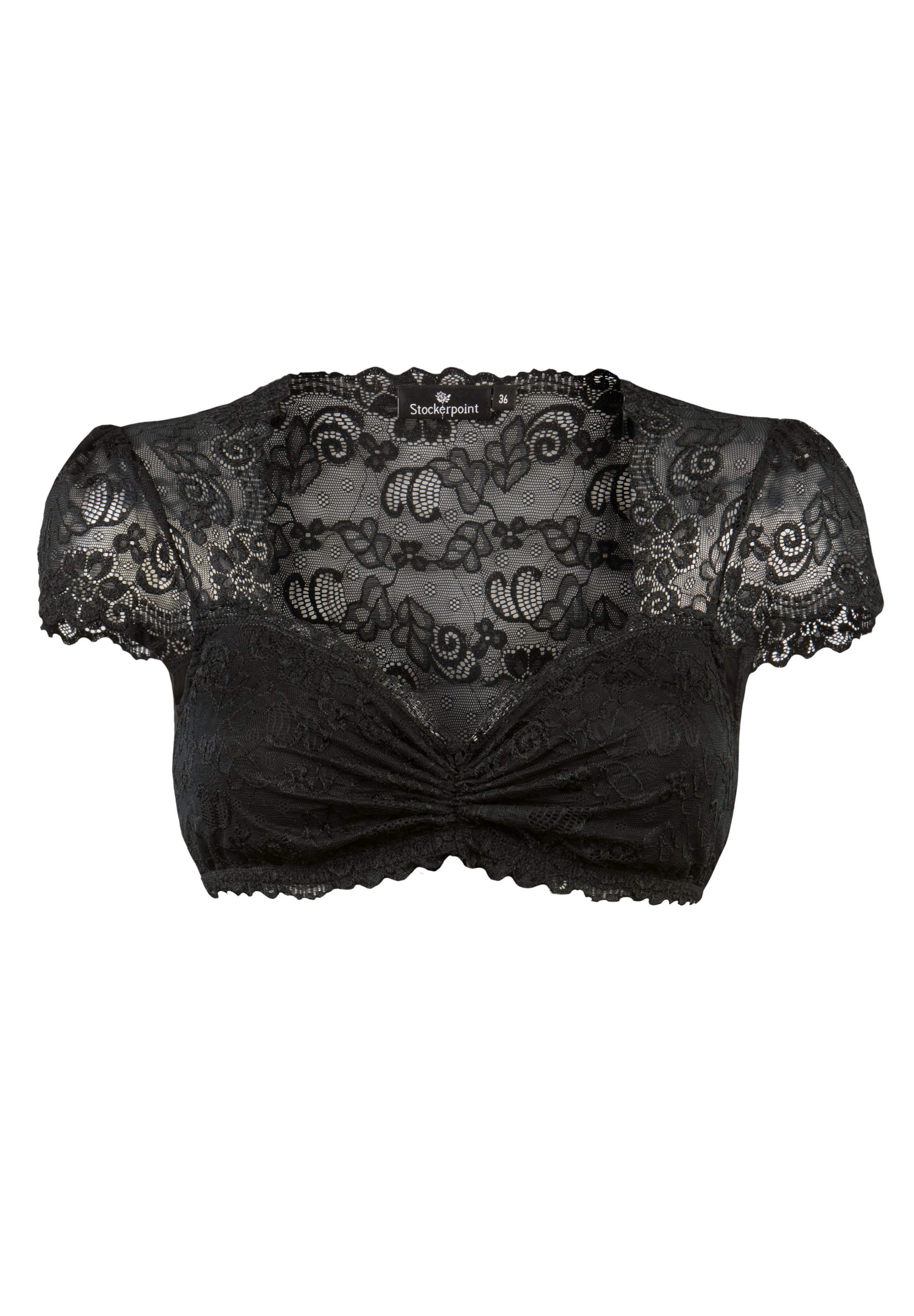 STOCKERPOINT Traditional blouse in Black: front