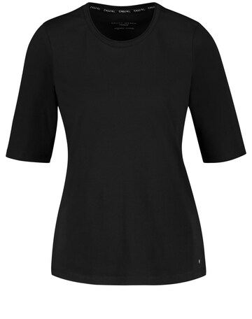 GERRY WEBER Shirt 'Basic Shirt' in Zwart: voorkant