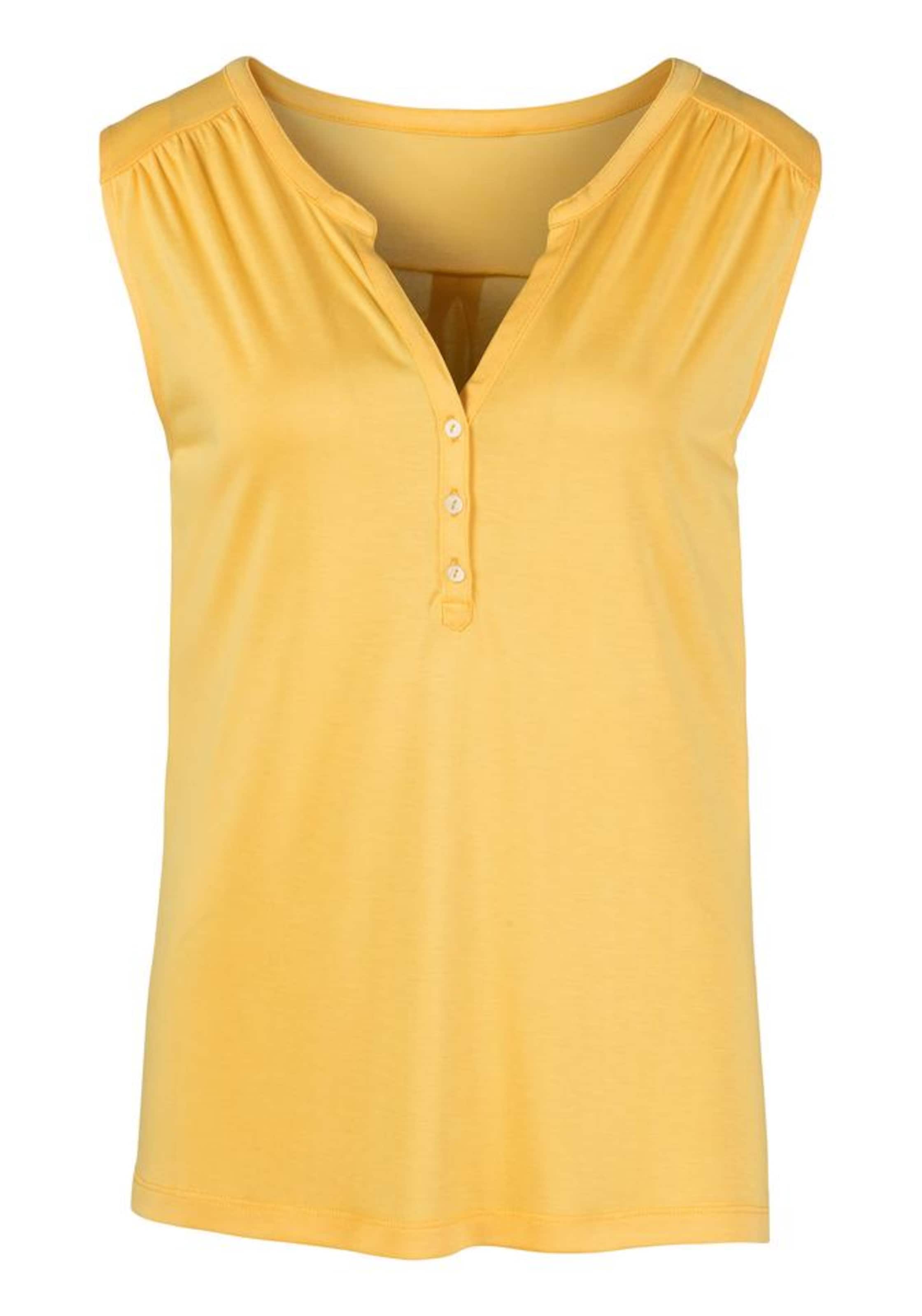 LASCANA Top w kolorze żółty