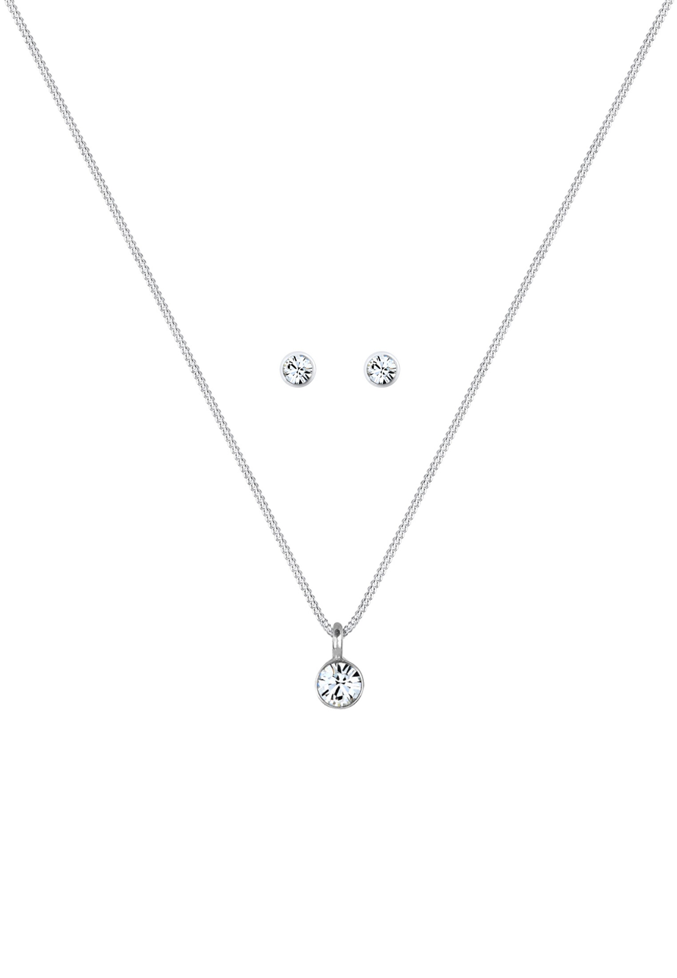 ELLI Комплект украшений в Серебристый