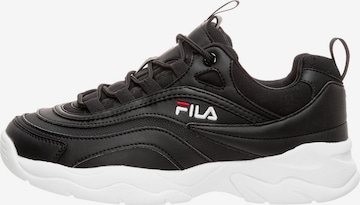 Sneaker low 'Ray' de la FILA pe negru: față