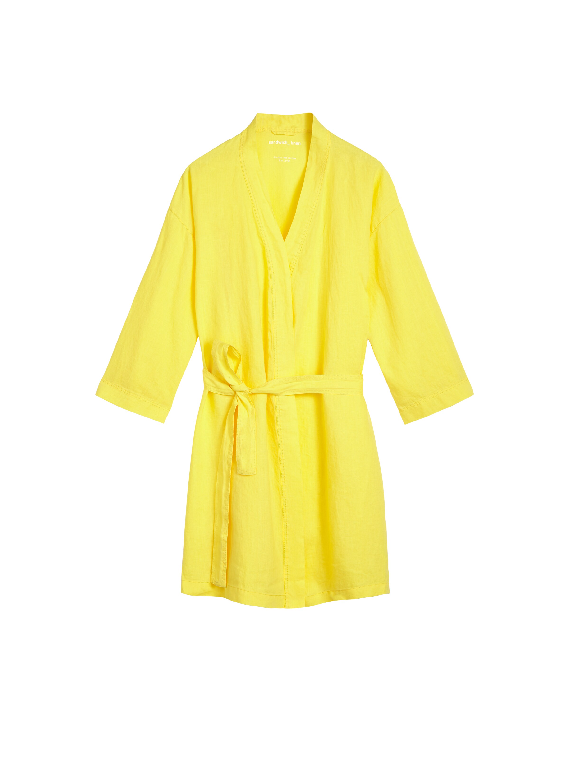 Sandwich - Bademantel in gelb