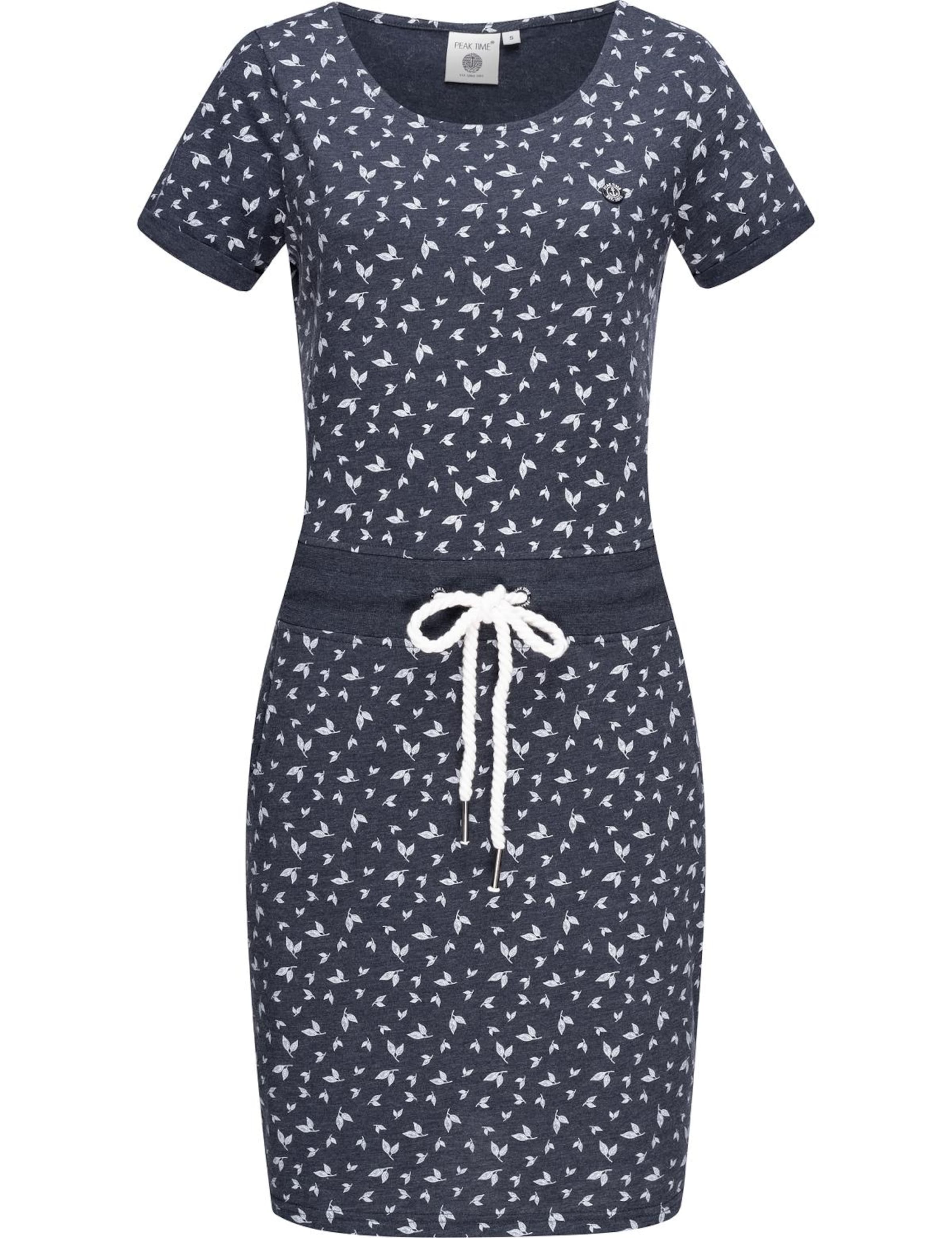 Robe fourreau Peak Time en bleu : devant