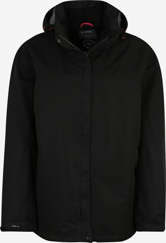 KILLTEC Outdoor jacket 'Inkele' in Black: front