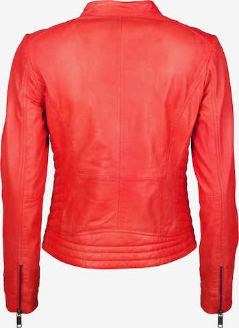 Maze Lederjacke  'Sally' in Rot