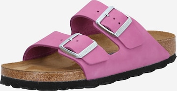 Zoccoletto 'Arizona' di BIRKENSTOCK in rosa: frontale