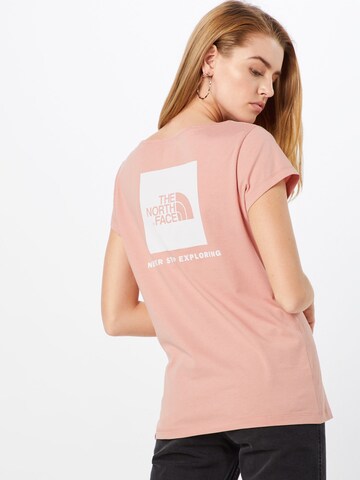 T-shirt THE NORTH FACE en rose : derrière